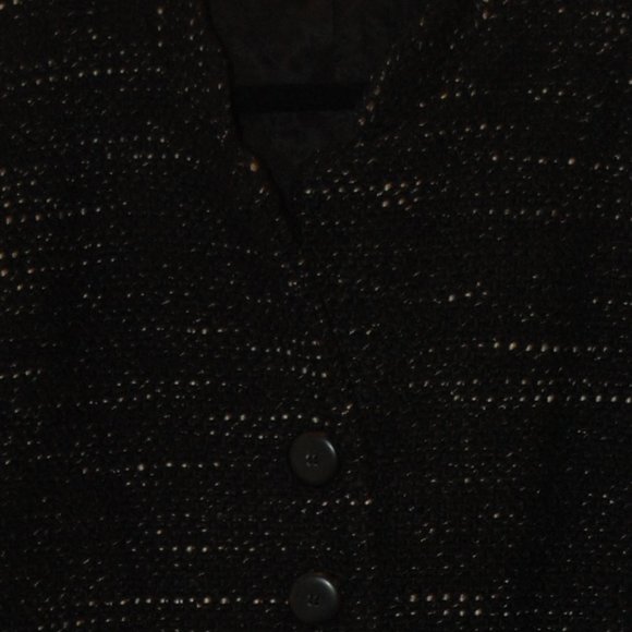 CHICO'S DESIGN  Black/White Tweed  Women's Jacket Size 2 - Picture 4 of 7